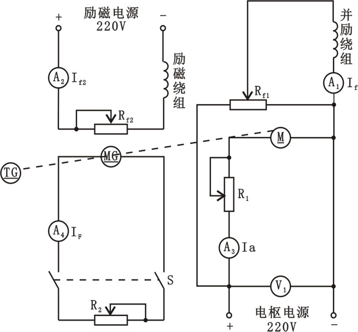 直流并勵電動機(jī)接線圖